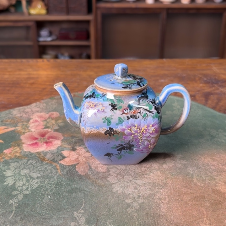 柴烧纯手工手绘陶瓷