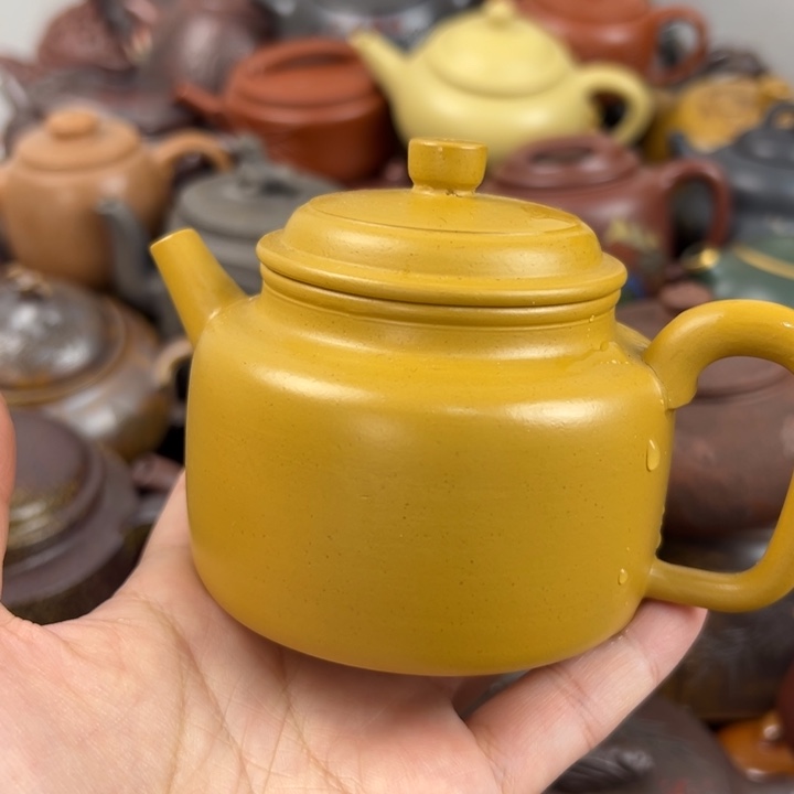 茶壶紫砂钮微裂底泡