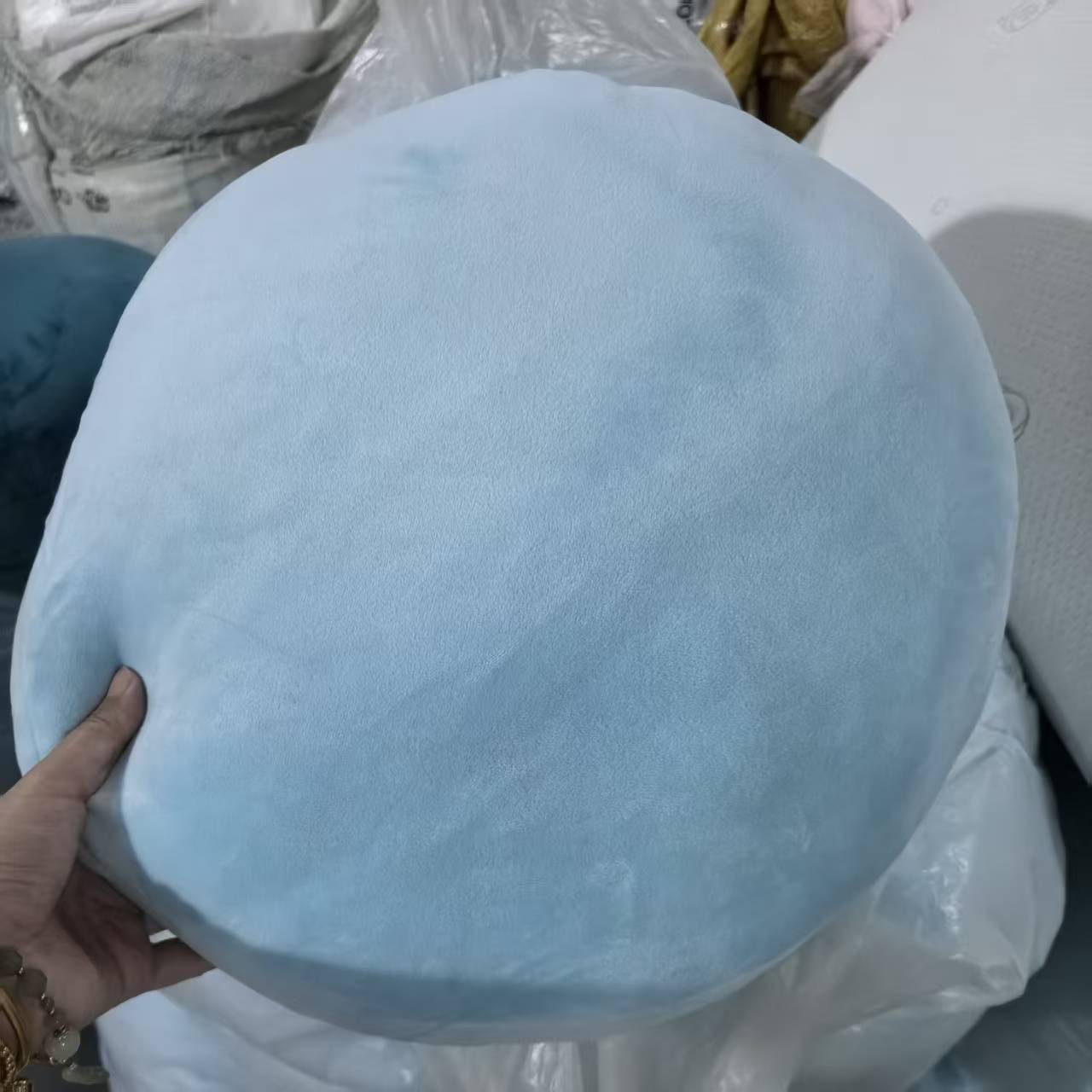 大号超软圆形抱枕，直径45 颜色不挑