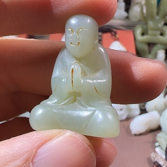 杨***智和田玉（糖玉）未镶嵌挂件