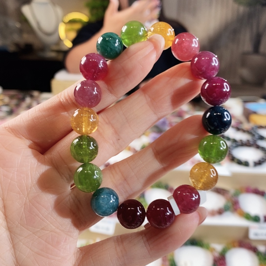 手串未镶嵌碧玺G2480单圈颜色微差