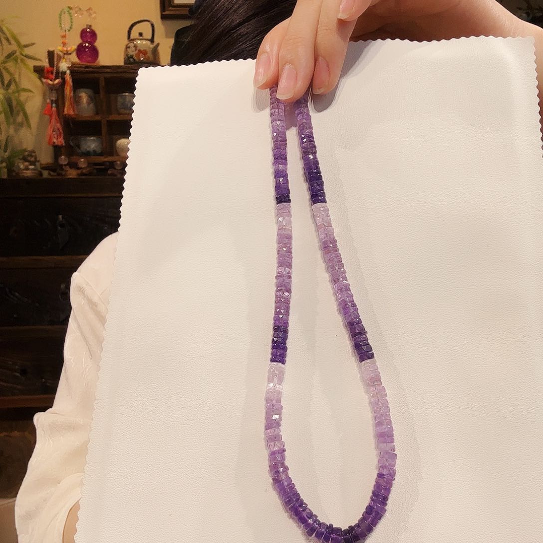 未镶嵌颈饰水晶紫水晶