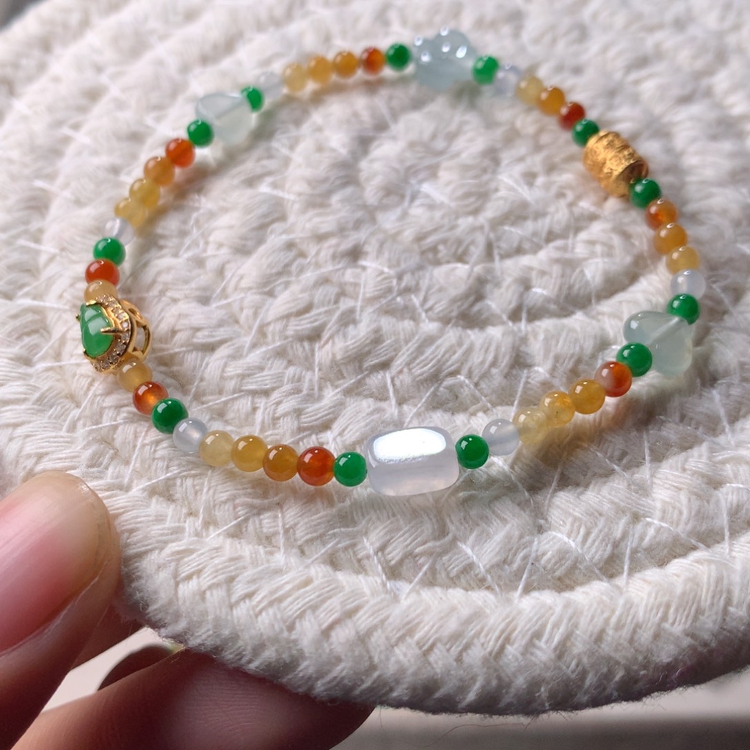 翡翠散珠天然翡翠