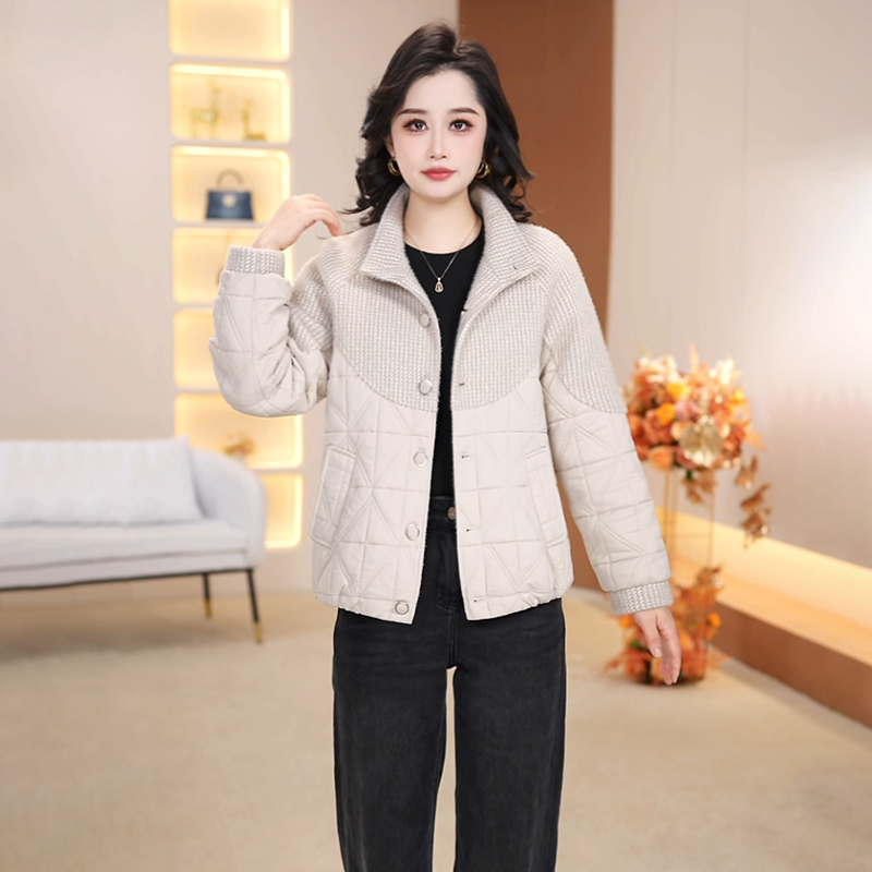 秋冬新款优雅气质女装时尚加棉加厚休闲短外套【350#】