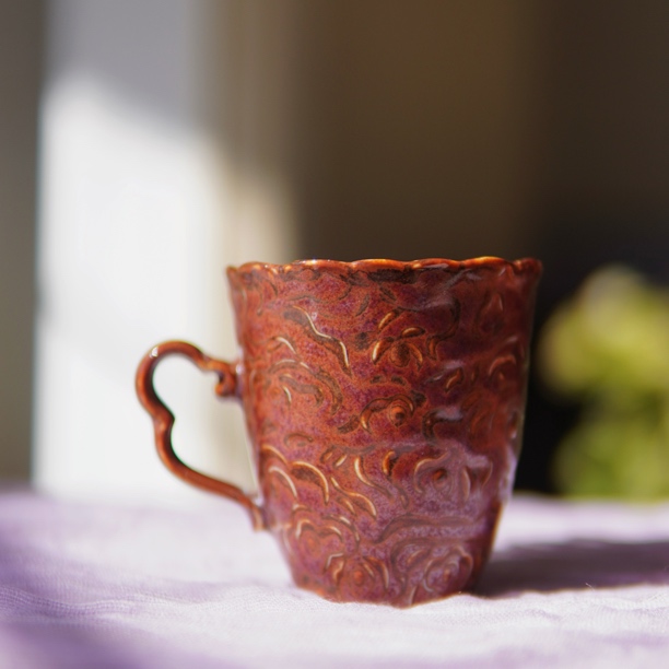 懒芽优选 | 陶瓷茶杯中式复古创意国潮风家用办公室咖啡杯