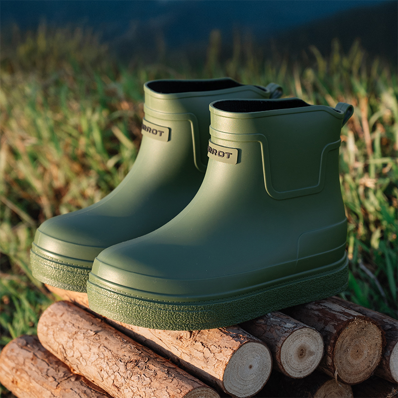 BIRROT高档情侣户外徒步防水雨鞋男士水鞋钓鱼赶海学生防水靴女生