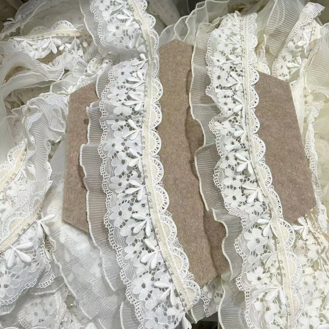 一明花边窗帘辅料配件花边奶油风韩式小清新蕾丝花边