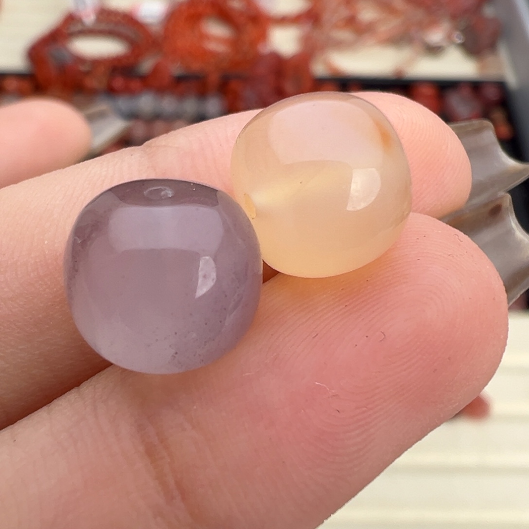 H***G南红玛瑙未镶嵌颈饰老型珠