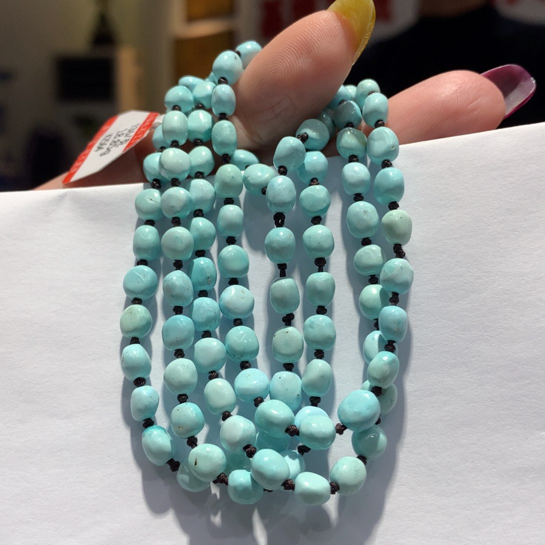 未镶嵌绿松石长链