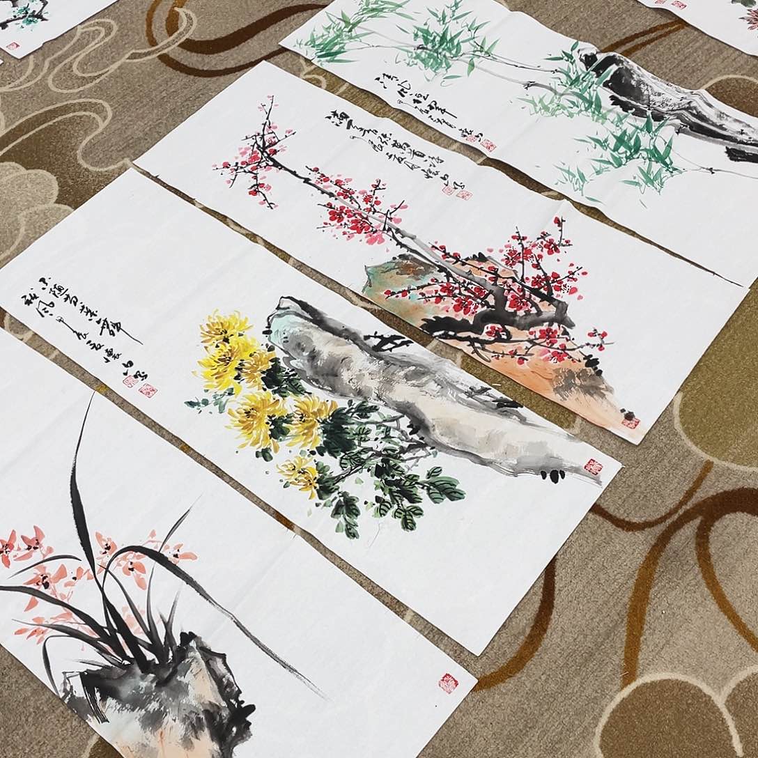 国画英**爽定制作品孙怀山