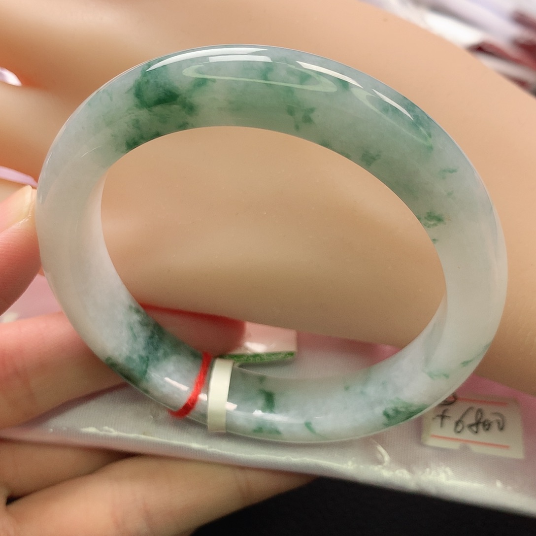 翡翠未镶嵌手镯缅甸5455