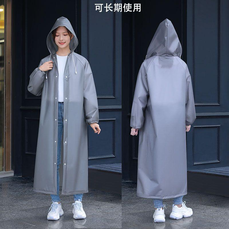 成人男女雨披加厚非一次性EVA雨衣 户外游玩携带方便连体雨衣平口