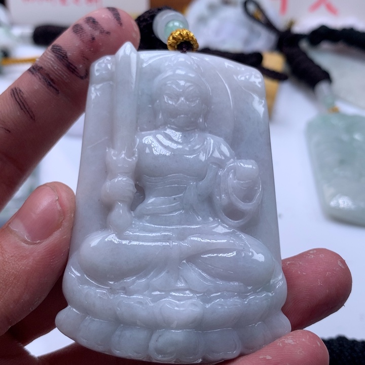 颈饰未镶嵌翡翠保真天然a货翡翠