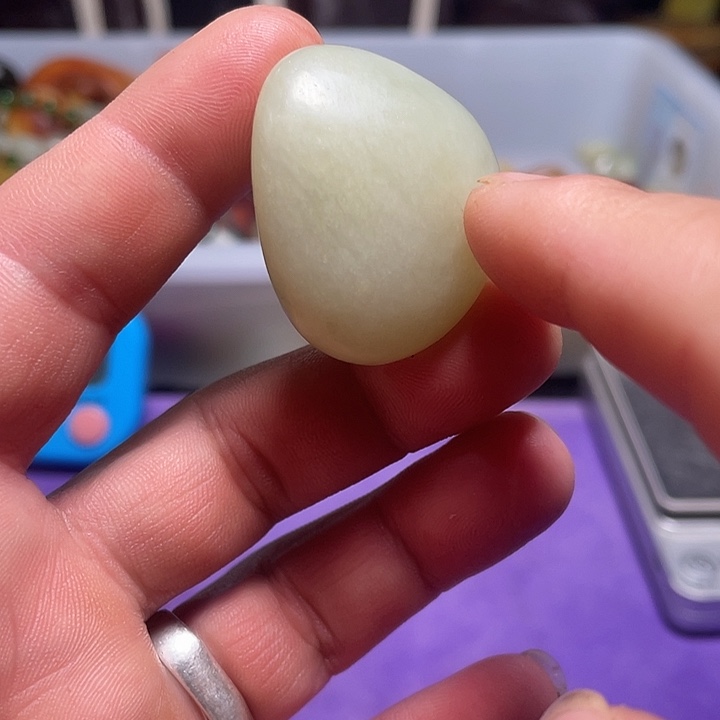 和田玉（糖玉）未镶嵌车挂