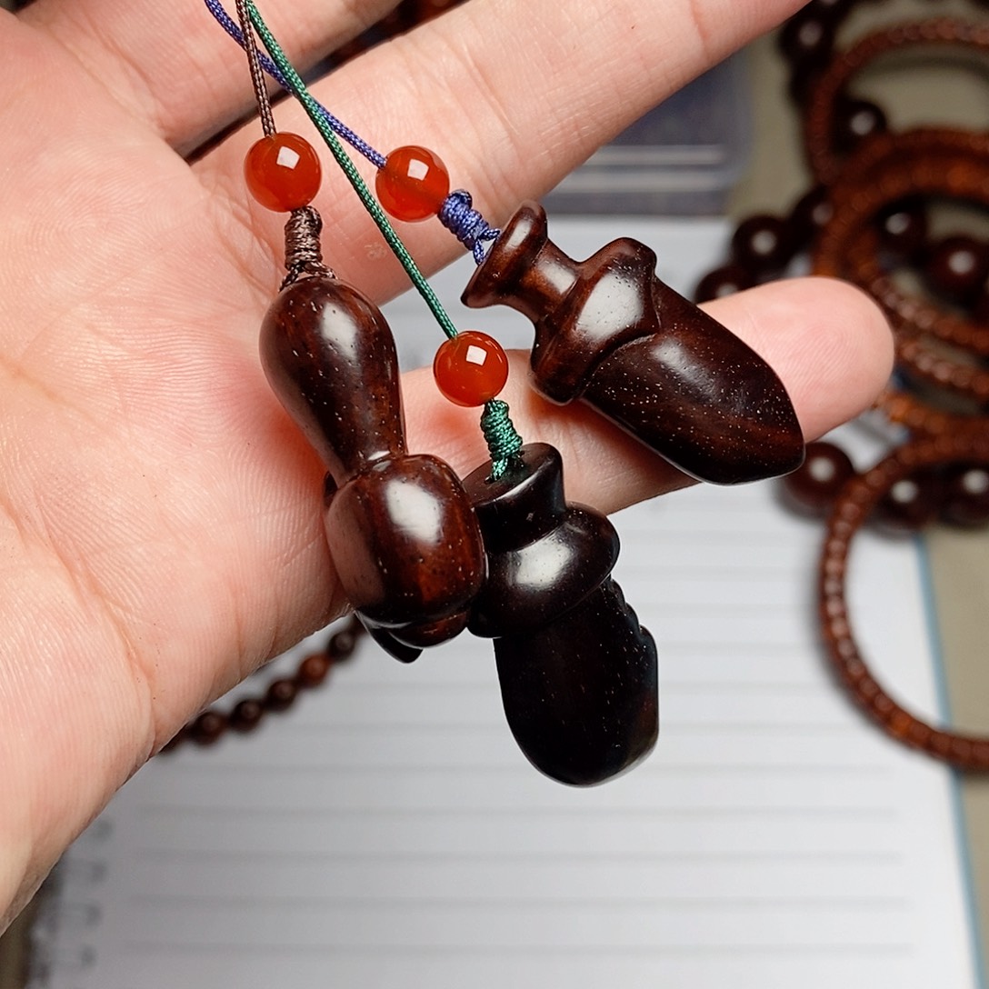 檀香紫檀（小叶紫檀）吉祥三宝