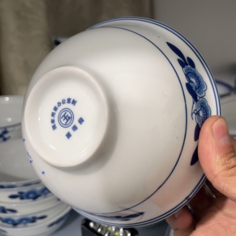 景德镇陶瓷5英寸双蕾花