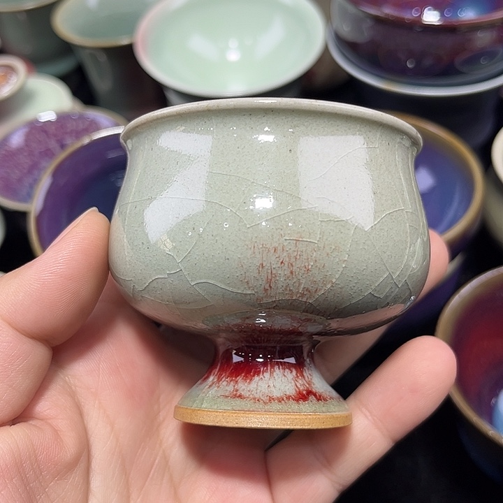 陶摆件钧窑茶器钧窑茶器