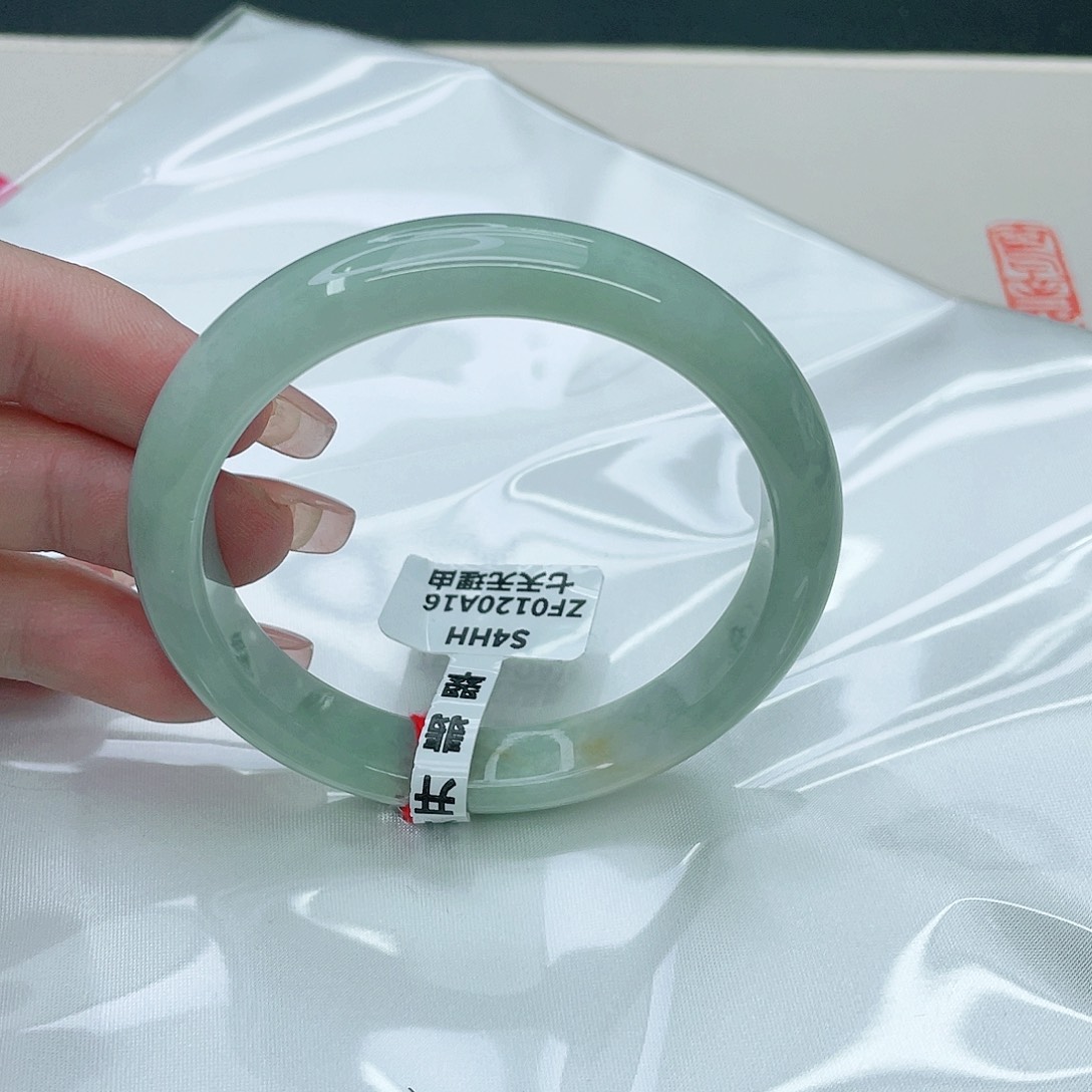 翡翠手镯未镶嵌55正