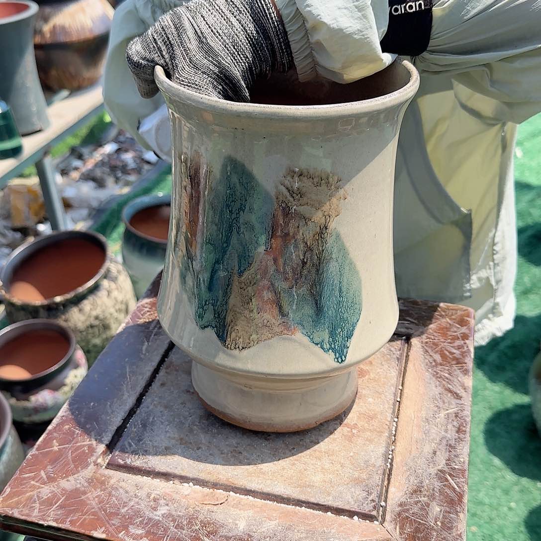 紫砂花盆王嫂花盆0702-771高24口16