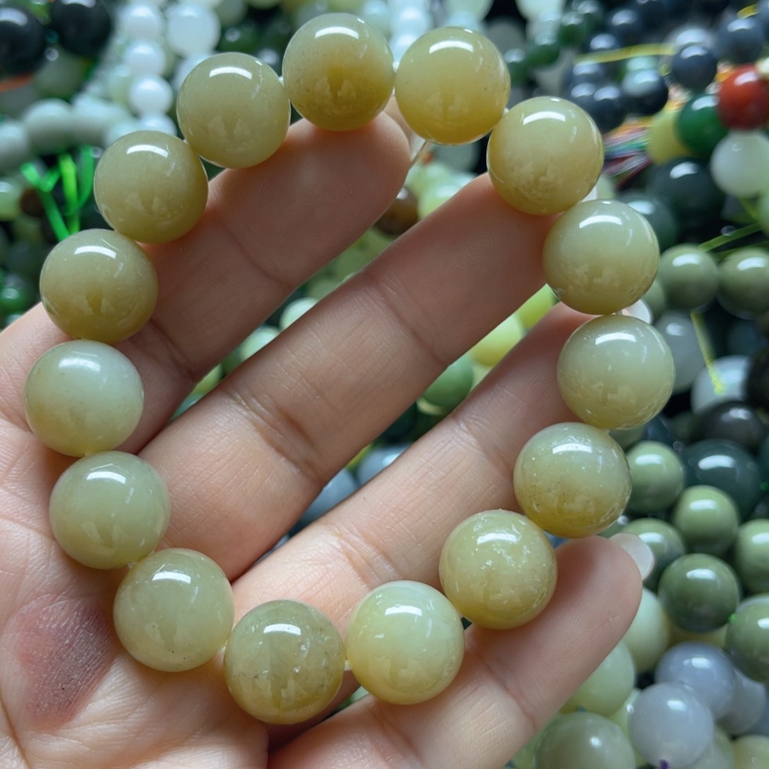 和田玉手链未镶嵌