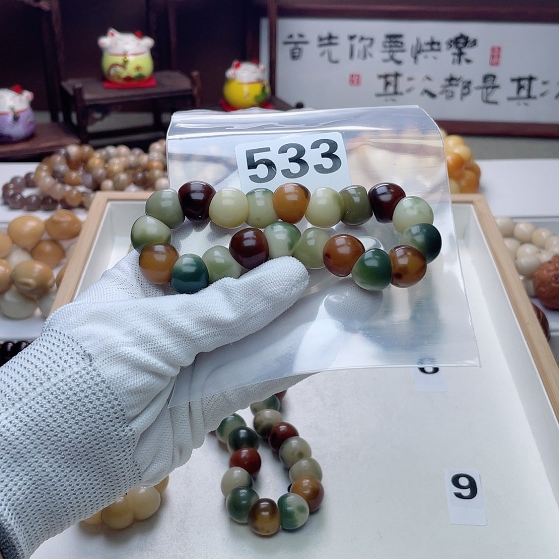 菩提根/象牙果手串李***.蒜瓣大肠手串