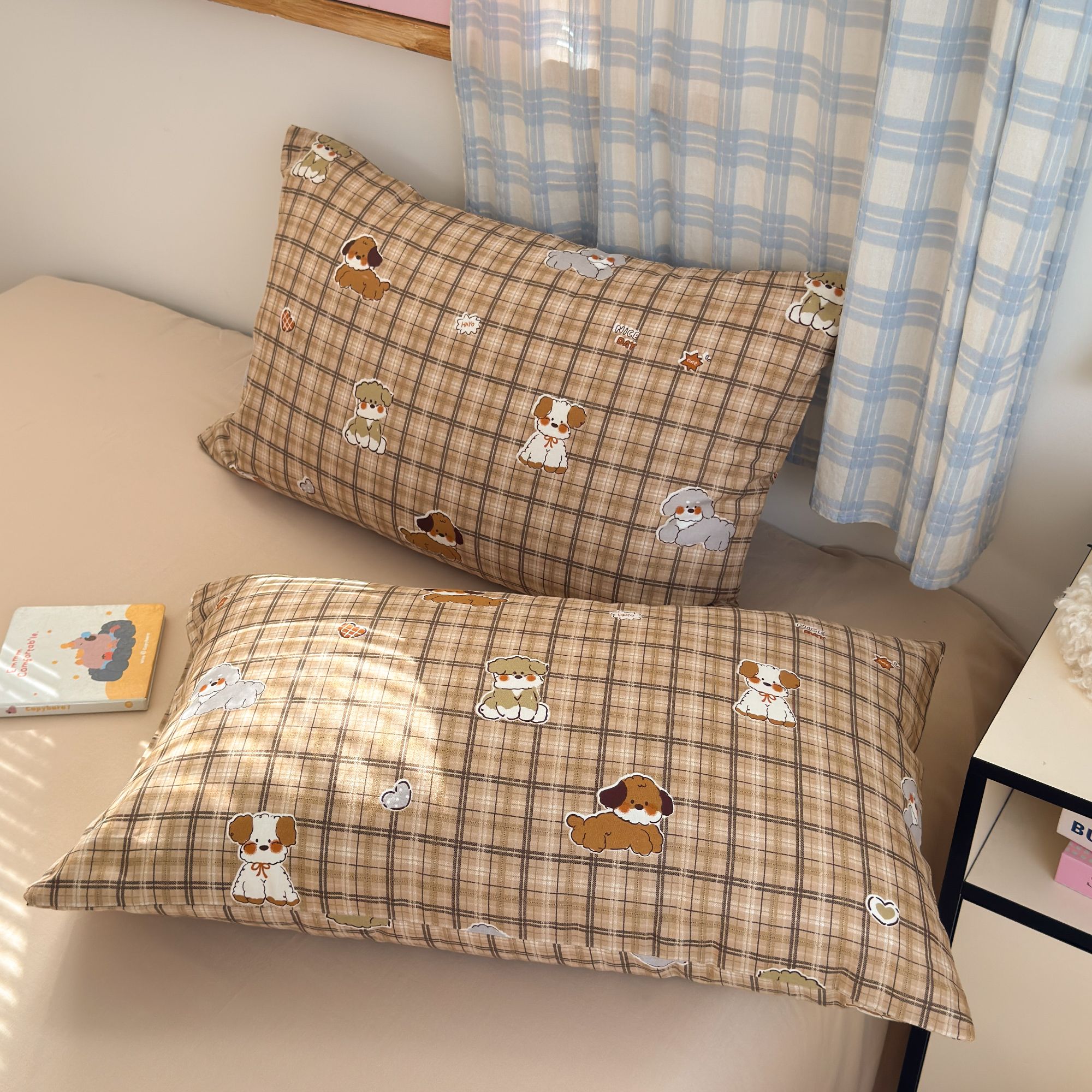 【单枕套】全棉双层纱单枕套