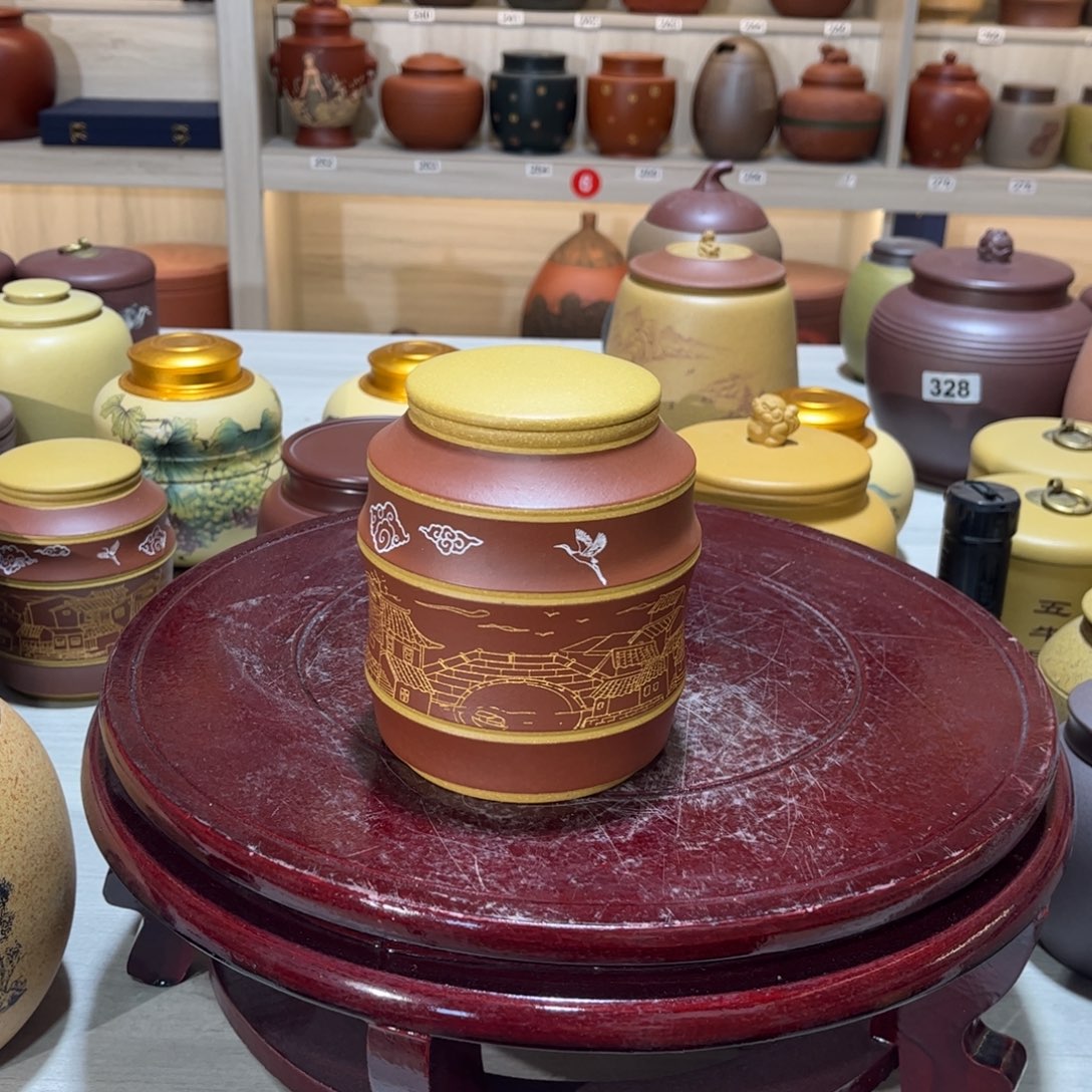 紫砂茶叶罐茶叶罐