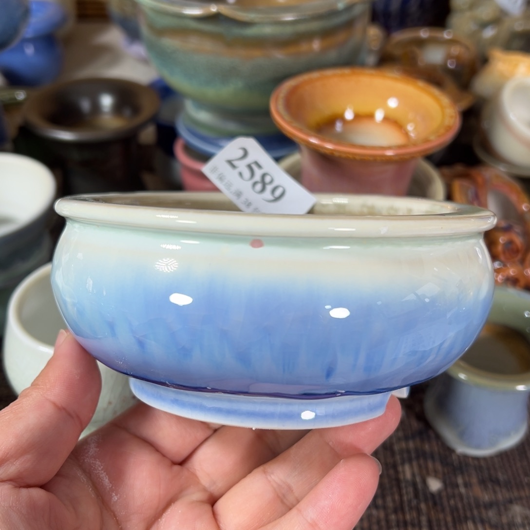 红陶口10高6 景德镇手工花盆