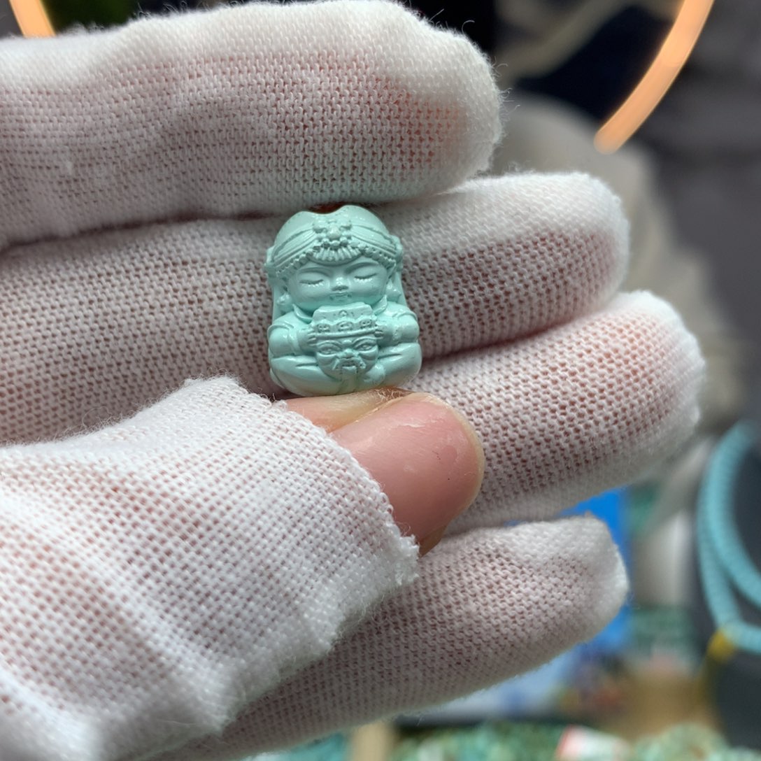 绿松石挂件未镶嵌