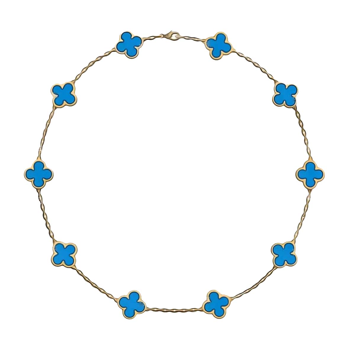 男女款围巾 《四叶草10花围巾》气质百搭简约轻奢时尚