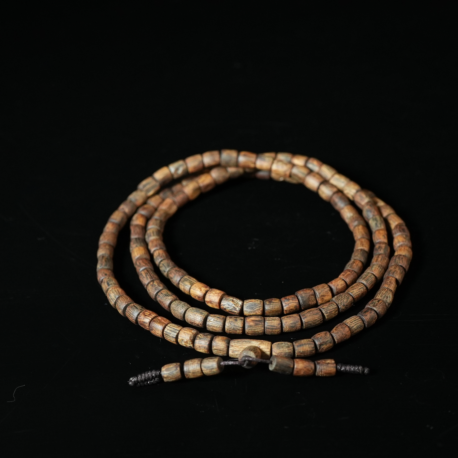 金沙九分沉管珠沉香长串【华豫之门】HYJJ240731001