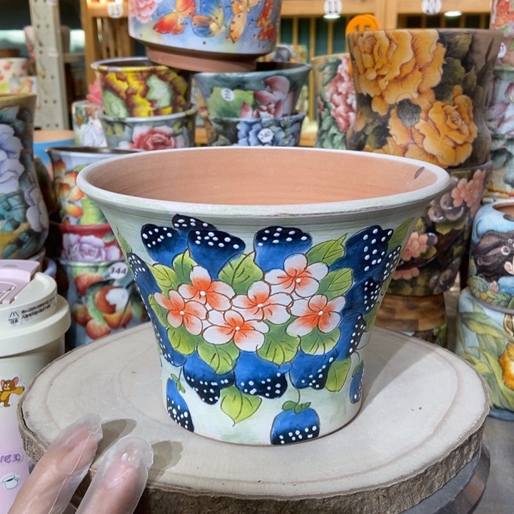 红陶景德镇艺术手绘作品