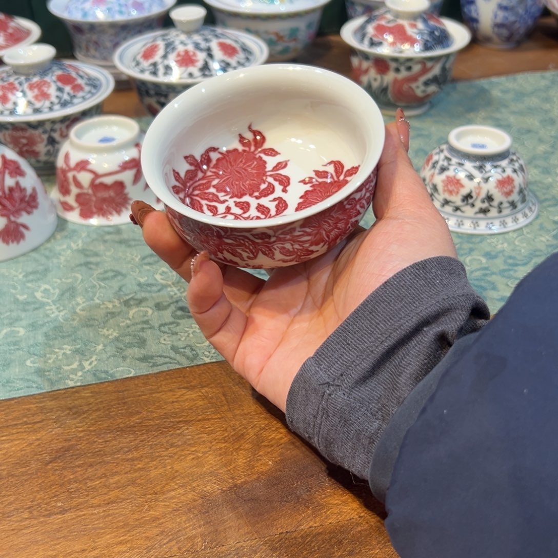 Y正绎堂山茶花如是釉里红