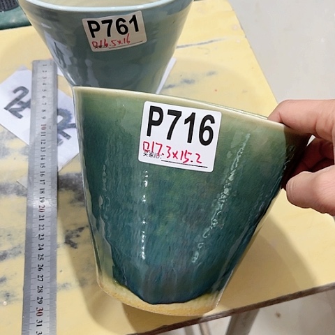 红陶景德镇手工制作花盆-无孔