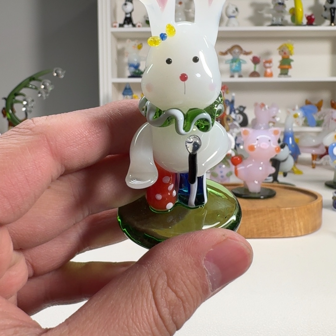小***予琉璃手工艺品兔子