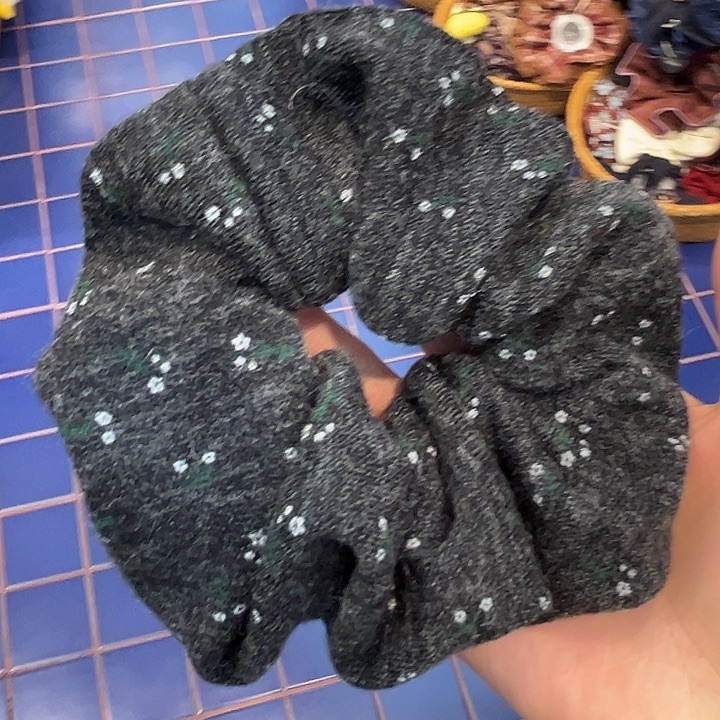 皮质铁合金灰色碎花