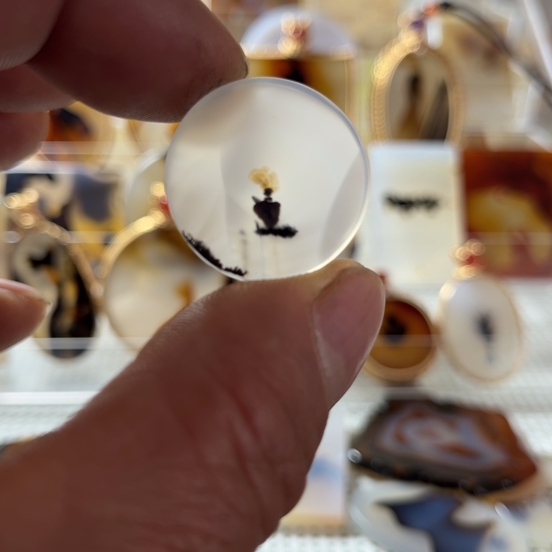 玛瑙/玉髓未镶嵌吊坠(不含链)