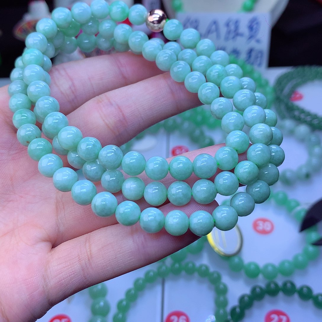 翡翠毛衣链未镶嵌卡7