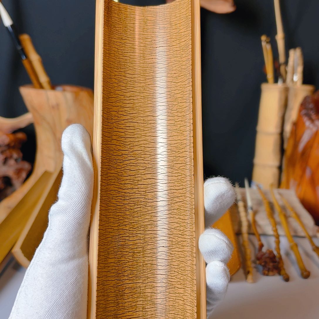 竹垚*龟裂纹茶则茶具零配