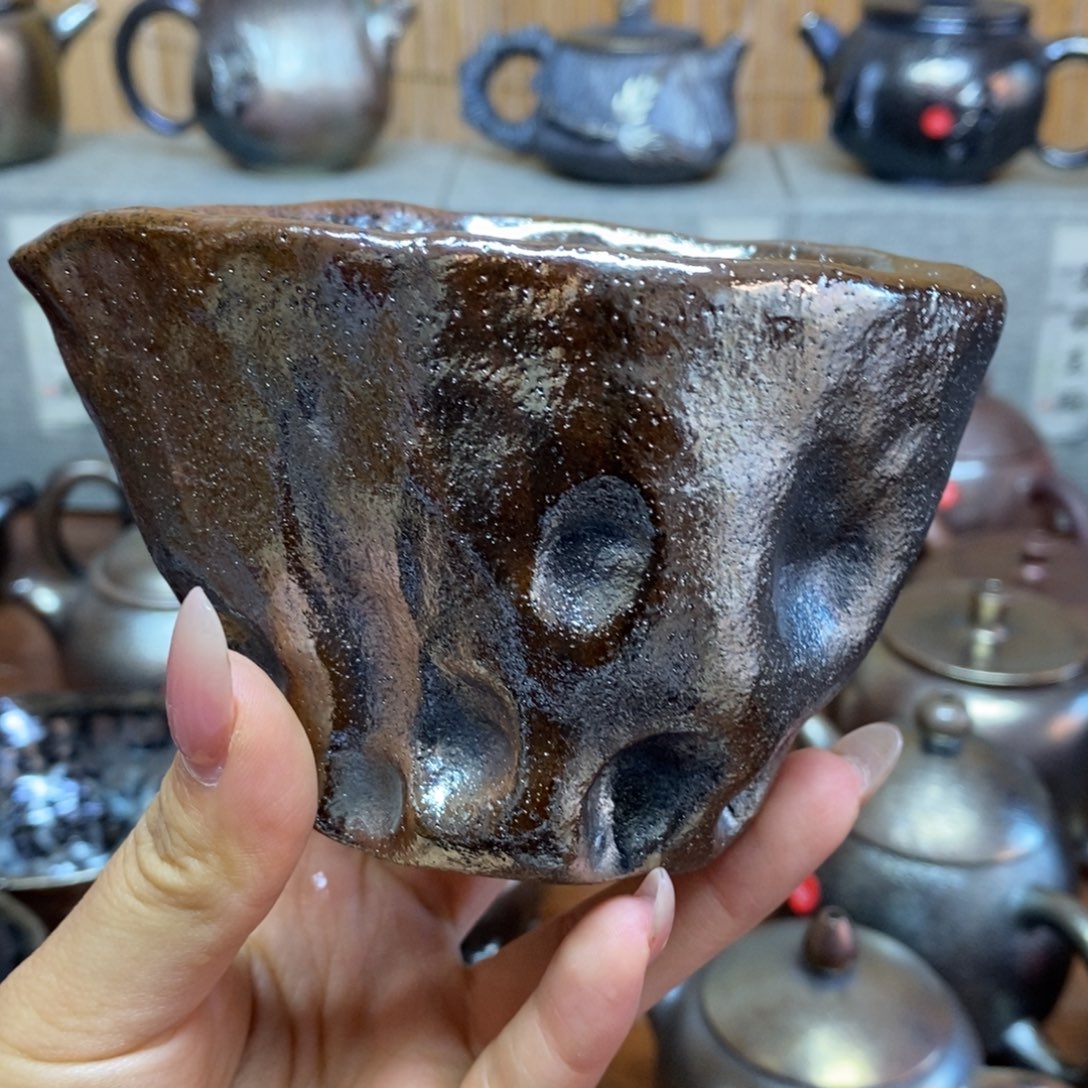 异***凤云南建水柴烧公道杯