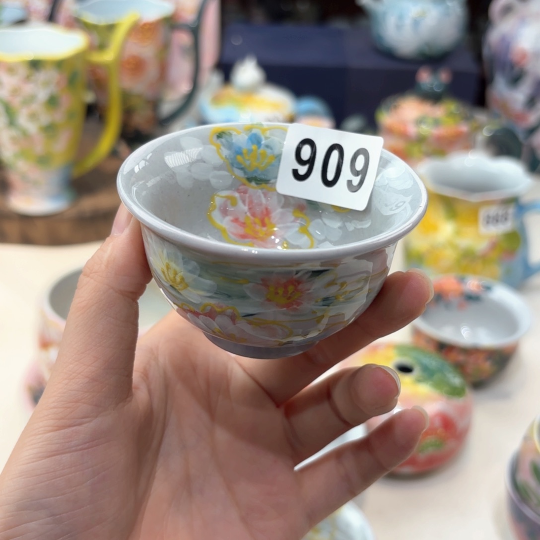 景德镇手绘高温釉下彩陶瓷茶具