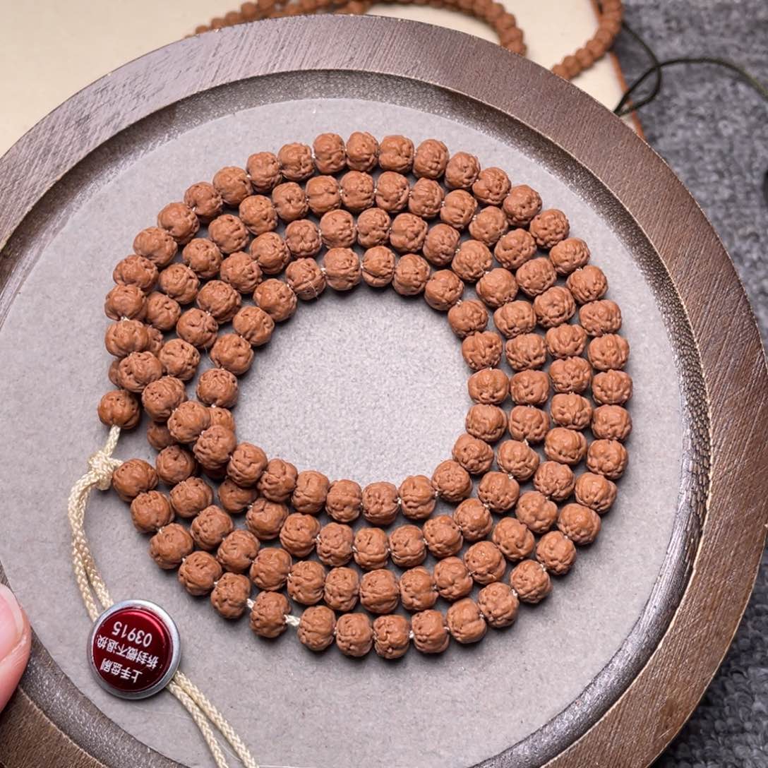 手串金刚菩提白***z梅朵头货佛手108尺寸7