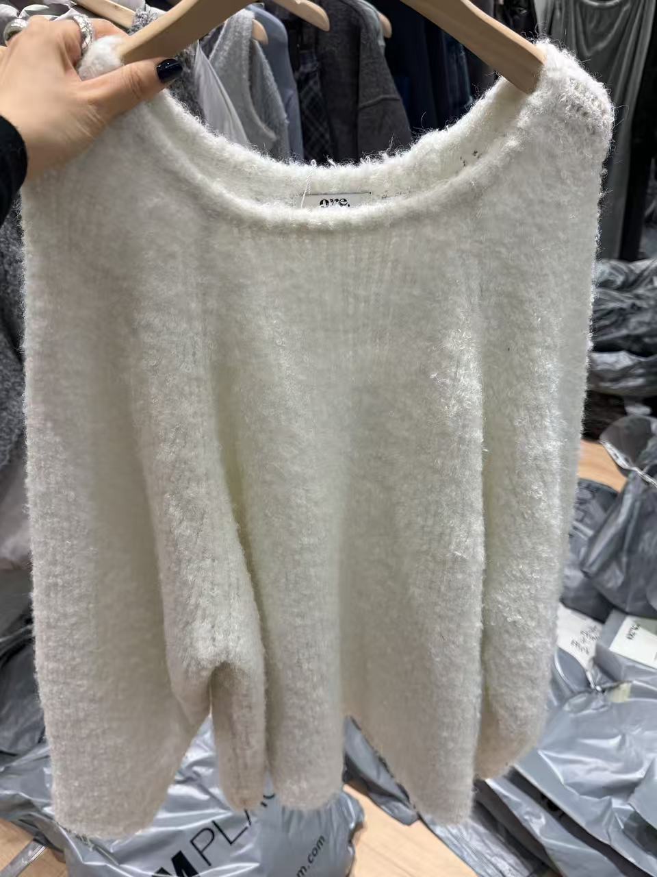 韩国东大门正品女装时尚宽松纯色毛衣112632（NO退NO换）