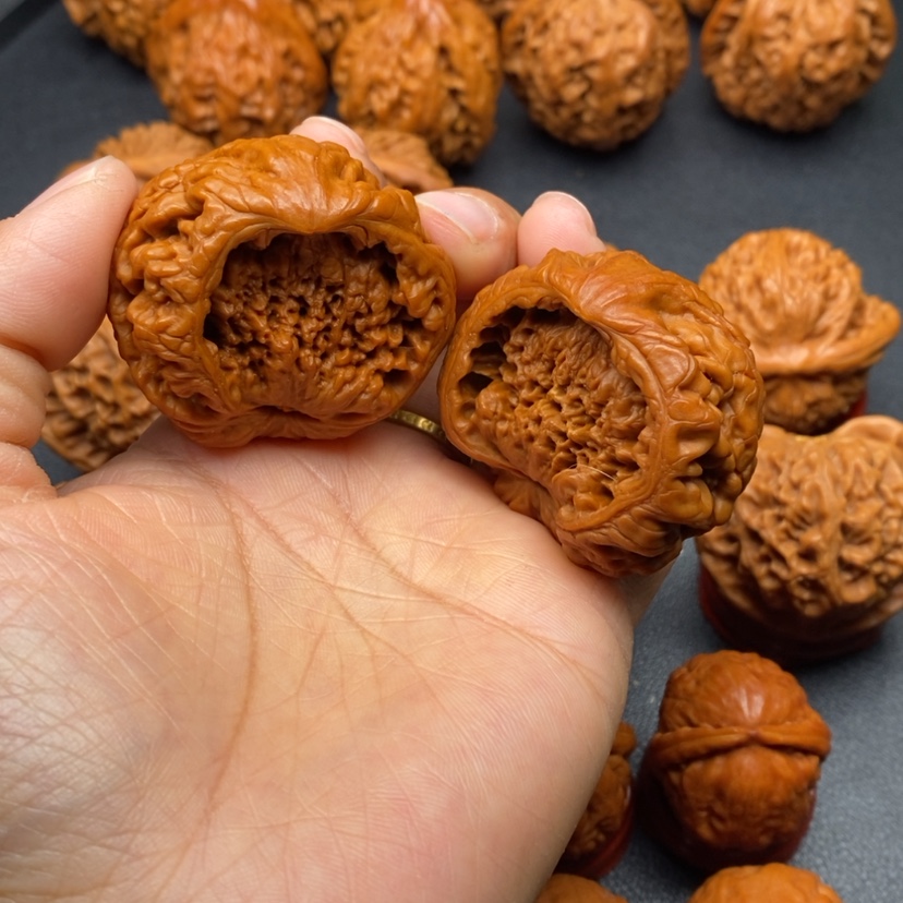 【闪购商品】文玩核桃把件蛇头