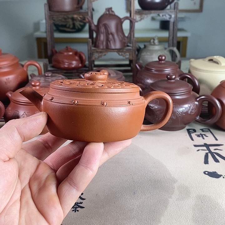 紫砂茶壶臻*香紫砂壶微瑕