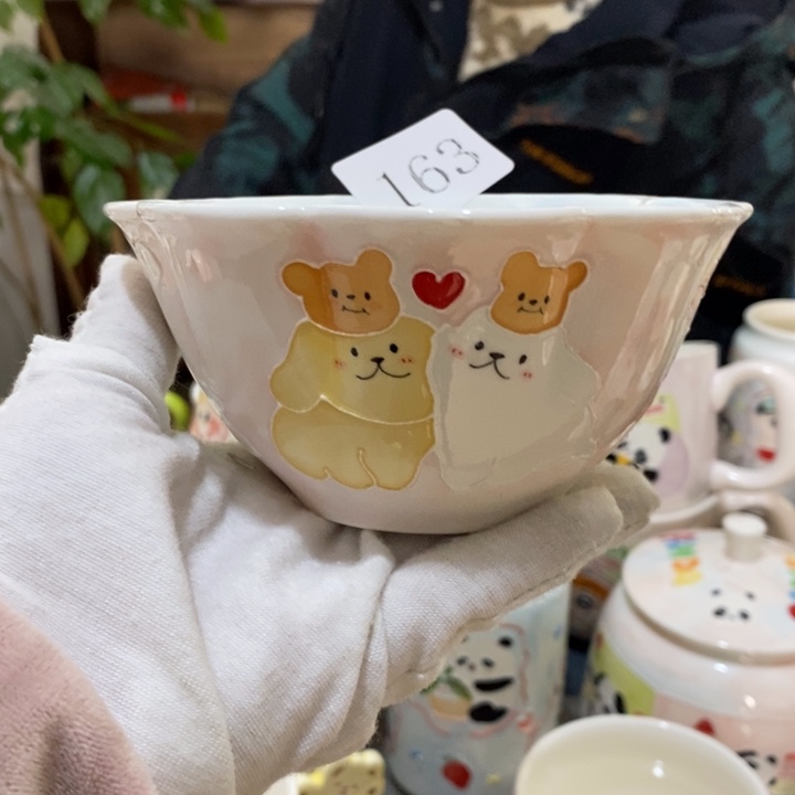 杯景德镇釉下彩手绘