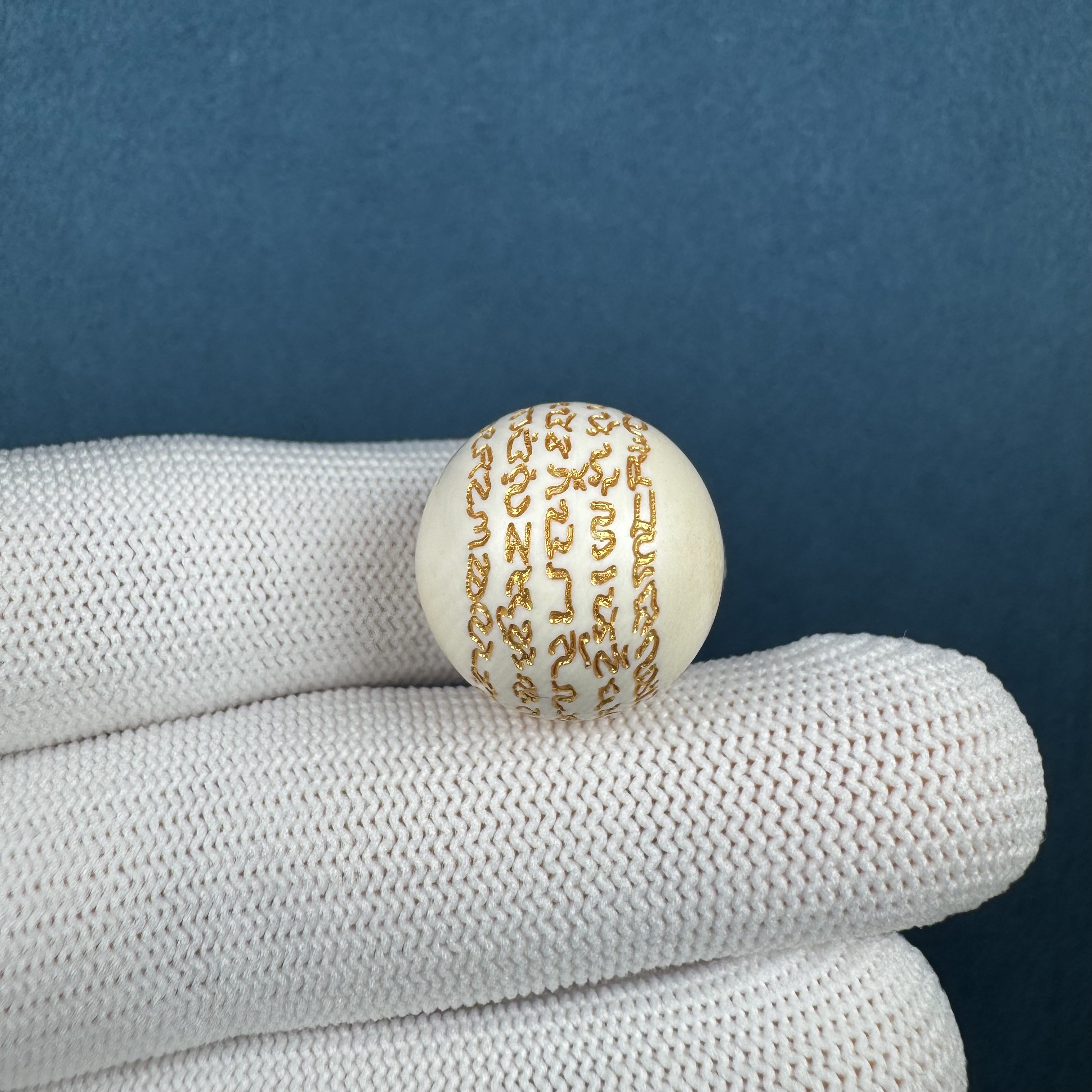 K21-82天然猛犸 五条经文19+mm支持复检假一罚十