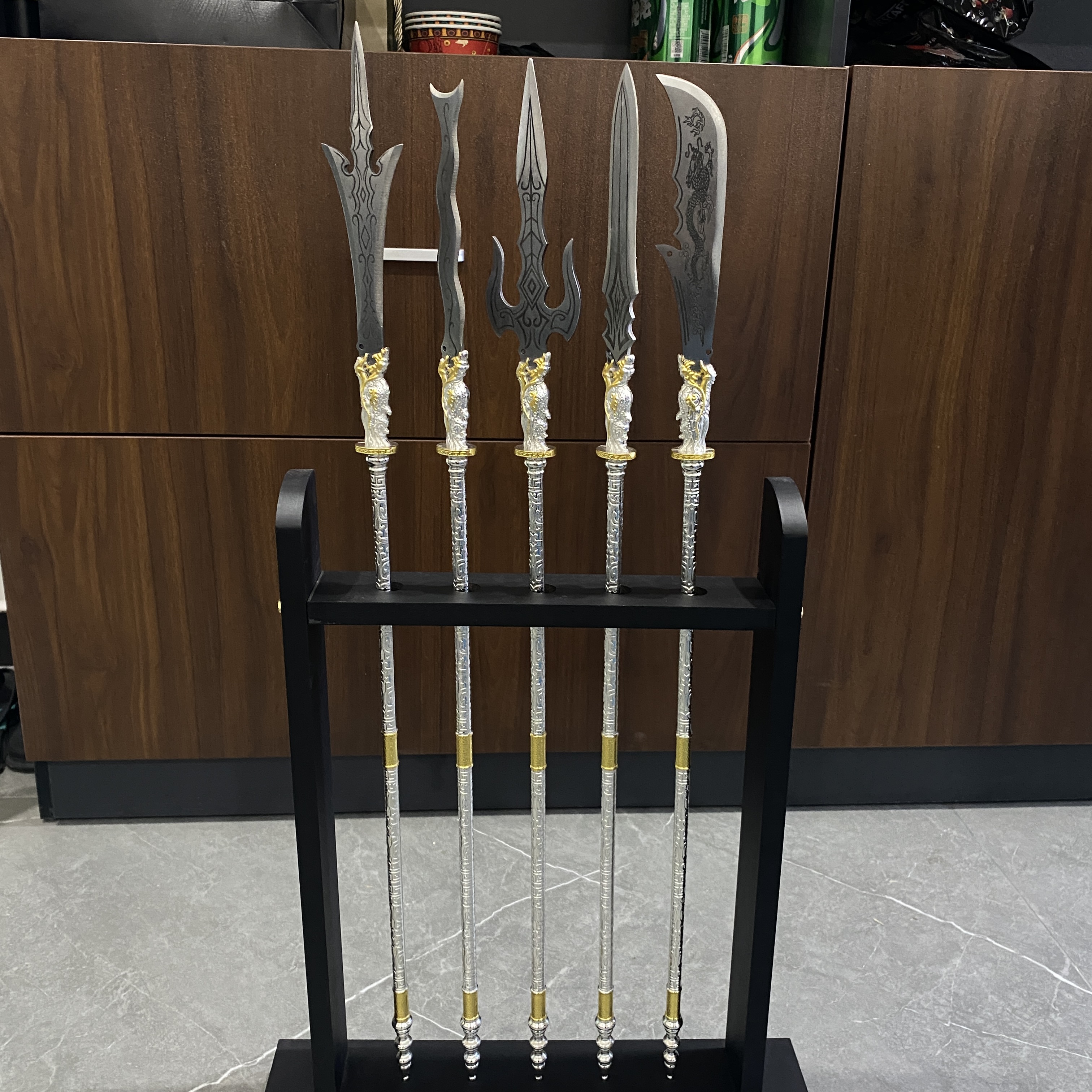 套装16茶针茶刀微兵器精美茶具摆件收藏送礼把玩工艺品