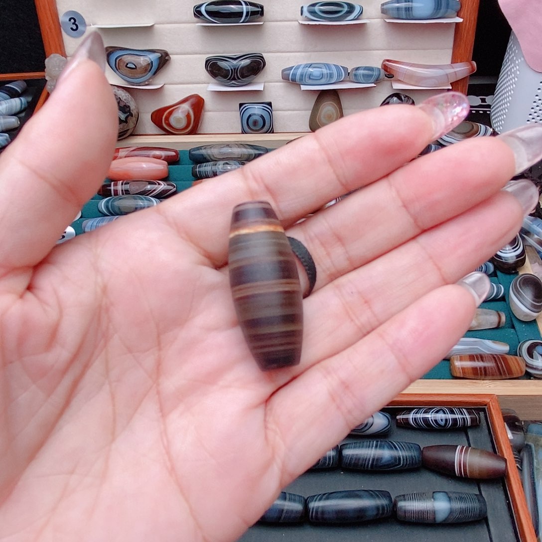 合金颈饰玛瑙/玉髓小*咂