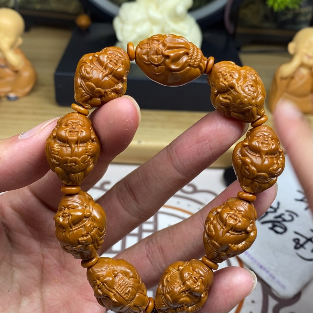 橄榄核手串/手链橄榄核雕工艺手串